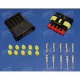 AVC Vízmentes csatlakozó Superseal teljes csatlakozókészlet - 5 pólusú