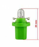 AVC Zöld B8.5d Izzó műszerfalhoz 12V 2W