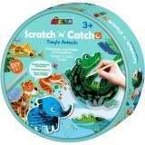 Avenir: 2 az 1-ben karckép és horgász játék - A dzsungel állatai (AvenirCH211788) (AvenirCH211788)