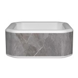 Avenli Bergen szürke márvány mintás felfújható jakuzzi 170 × 170 × 70 cm, 760 liter