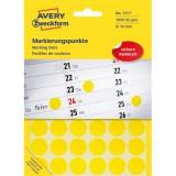 Avery 3377 18mm 1056db-os sárga jelölőpont (3377)