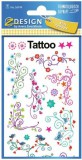 AVERY Tetoválás matrica szett, nonfiguratív minták, 7,5x12cm