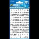 Avery Zweckform 3721 Fekete színű számok fehér fólián (3721)