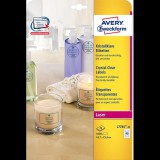 Avery Zweckform Avery L7781-25 45,7x25,4mm 1000db-os víztiszta etikett (7781-25)