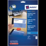 Avery Zweckform Avery-Zweckform C32015-25 Nyomtatható névjegykártyák, sima él 85 x 54 mm Fehér 200 db Papírformátum: DIN A4 (C32015-25)