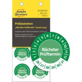 Avery Zweckform No. 6990-2026 zöld színű, 30 mm átmérőjű, öntapadós biztonsági hitelesítő címke, 2026-2031-es évszámmal, Nächster Prüftermin felirattal - kiszerelés: 80 címke / csomag