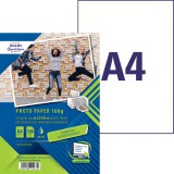Avery Zweckform No. E2496 tintasugaras nyomtatóval nyomtatható A4-es méretű fehér színű 180 g-os gazdaságos kiszerelésű egyoldalas fényes felületű fotópapír - kiszerelés: 100 lap / doboz (Avery E2496)
