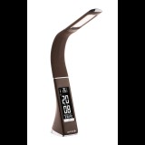 Avide LED asztali lámpa naptárral bőrhatású barna 6W (ABLDL-BLC-6W-BR) (ABLDL-BLC-6W-BR)