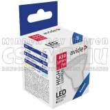 avide led spot alu+plastic 7w gu10 cw 6400k
