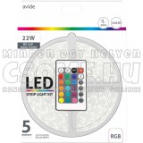 AVIDE LED SZALAG BLISZTER-22W-150 LED-5MÉTER-RGB