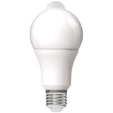 Avide Smart LED Globe A60 8.8W NW 4000K PIR mozgásérzékelővel izzó - ASG27NW-8.8W-PIR