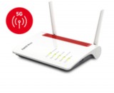 AVM FRITZ!Box 6850 5G - Wi-Fi 5 (802.11ac) - Dual-band (2.4 GHz / 5 GHz) - Ethernet LAN - 3G - Black - Red - White - Tabletop router