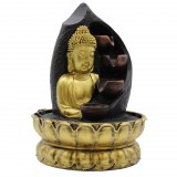 AW Szoba szökőkút - 30cm - Arany Buddha és öntő edények