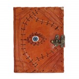 AW Világosbarna Napló - Evil Eye - 20x15cm