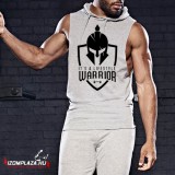 Awdis It's a lifestyle. Warrior - ujjatlan, kapucnis póló (szürke)