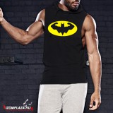 Awdis Muscle Batman- kapucnis ujjatlan póló (fekete)