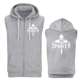 Awdis Sparta - cipzáras ujjatlan felső -szürke (M-es méretben rendelhető)