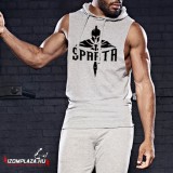 Awdis Sparta - kapucnis ujjatlan póló (szürke)