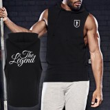 Awdis The Legend- kapucnis ujjatlan póló (fekete)