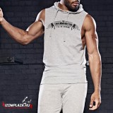 Awdis The Trainminator- kapucnis ujjatlan póló (szürke)