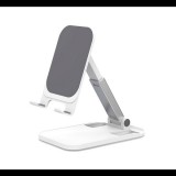 Awei asztali tartó (univerzális, állvány, dönthető, 11 - 15cm magas, alumínium) FEHÉR (X11) (X11)