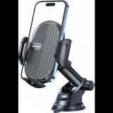 Awei autós tartó (műszerfalra, szélvédőre, tapadókorongos, 360°, 4.7-7.2" méret) FEKETE (X72) (AWEI239)