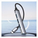 AWEI CL-150T 4xUSB-A HUB, fekete