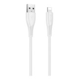 Awei mini  cl-182l adatkábel (usb - lightning, 2.4a, 100cm) fehér