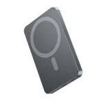 Awei P112K vésztöltő Type-C aljzat (5000mAh, 20W, wireless, MagSafe, PD gyorstöltő) SÖTÉTSZÜRKE