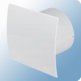 Awenta Escudo WEB100H dekor szellőztető ventilátor páraérzékelővel időkapcsolóval fehér előlappal 100mm