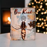 AWM Bőrkötésű Napló – Légy kedves, mint a méhecske (Bee Kind)