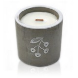 AWM Közepes Beton Szójagyertya – Bogyók, Boróka és Gin Illattal