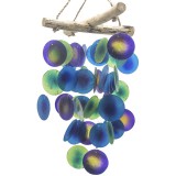 AWM Zöld és Lila - Uszadékfa Kereszt Szélcsengő