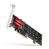 Axagon 2x M.2 NVMe bővítő kártya PCIe (PCEM2-ND) (PCEM2-ND)