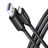 Axagon BUCM3-AM15AB USB-C 3.2 Gen 1 -  USB-A 1,5 m fekete kábel BUCM3-AM15AB