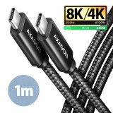 AXAGON BUCM4X-CM10AB NEWGEN USB-C  USB-C 4 Gen 3x2 Cable 1m Black