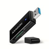 Axagon CRE-S2N SuperSpeed USB-A 3.2 Gen 1 slim SD/microSD kártyaolvasó (CRE-S2N) - Memóriakártya olvasó