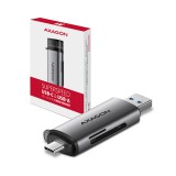 Axagon CRE-SAC USB-C 3.2 Gen 1 szürke kártyaolvasó