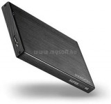 AXAGON EE25-XA6 USB 3.0 fekete külső alumínium HDD/SSD ház (EE25-XA6)
