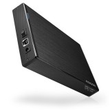 Axagon EE35-XA3 3,5" USB3.0 HDD SATA Aline fekete külső merevlemez ház