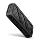 Axagon EEM2-20G USB-C M.2 NVMe külső ház, 20Gbps, alumínium, fekete