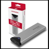 Axagon EEM2-UG2 SSD külső ház (M.2, NVMe, USB-C, fekete)