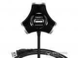 Axagon HUE-X3B Trinity 4 portos USB 2.0 hub