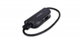 AXAGON HUE-X4B 4 portos USB2.0 fekete HUB (HUE-X4B)