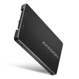 Axagon RSS-M2B Külső SSD merevlemez ház Fekete 2.5"