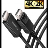 Axagon RVD-HI20C2 1,8m 4K/60Hz DisplayPort - HDMI 2.0 kábel (RVD-HI20C2)