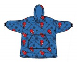 AYMAX, SPRL Rue de L'Eglise, 47 6032 Mont Sur Marchienne (Charleroi) a.digrande@aymax.be Pókember Blue belebújós plüss polár takaró, poncsó