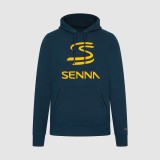 Ayrton Senna Senna pulóver - Senna Logo kék