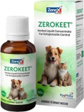 Ayurvet Zerokeet természetes élősködők elleni oldat kutyáknak 100 ml