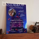 AZ ÉN KIRÁLYNŐM Ajándék tábla